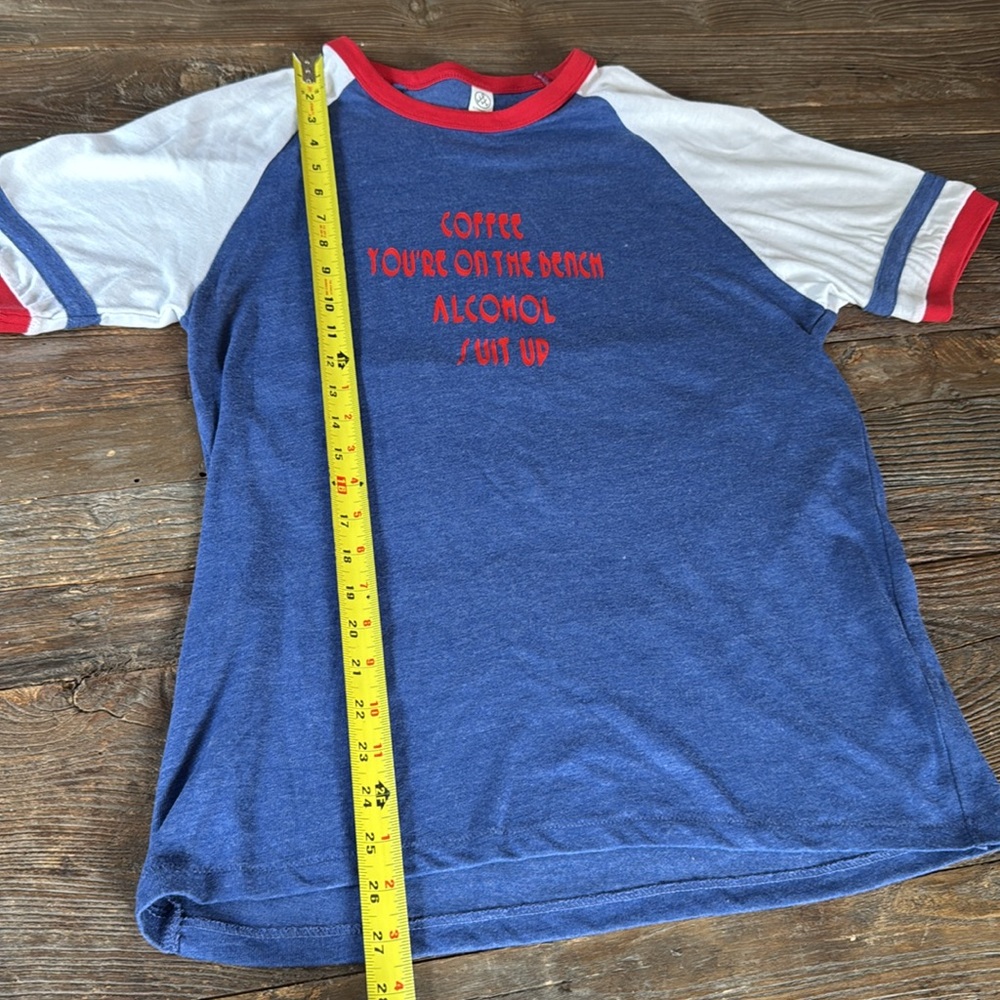 Alternative fun graphic tee retro design NWOT size S/M - Picture 5 of 8